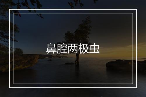 鼻腔两极虫