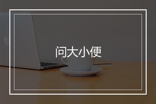 问大小便