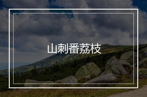 山刺番荔枝